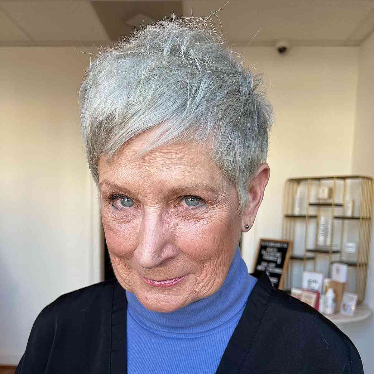 23 Prettiest Platinum Pixie Cuts for Cooler Blonde Crop