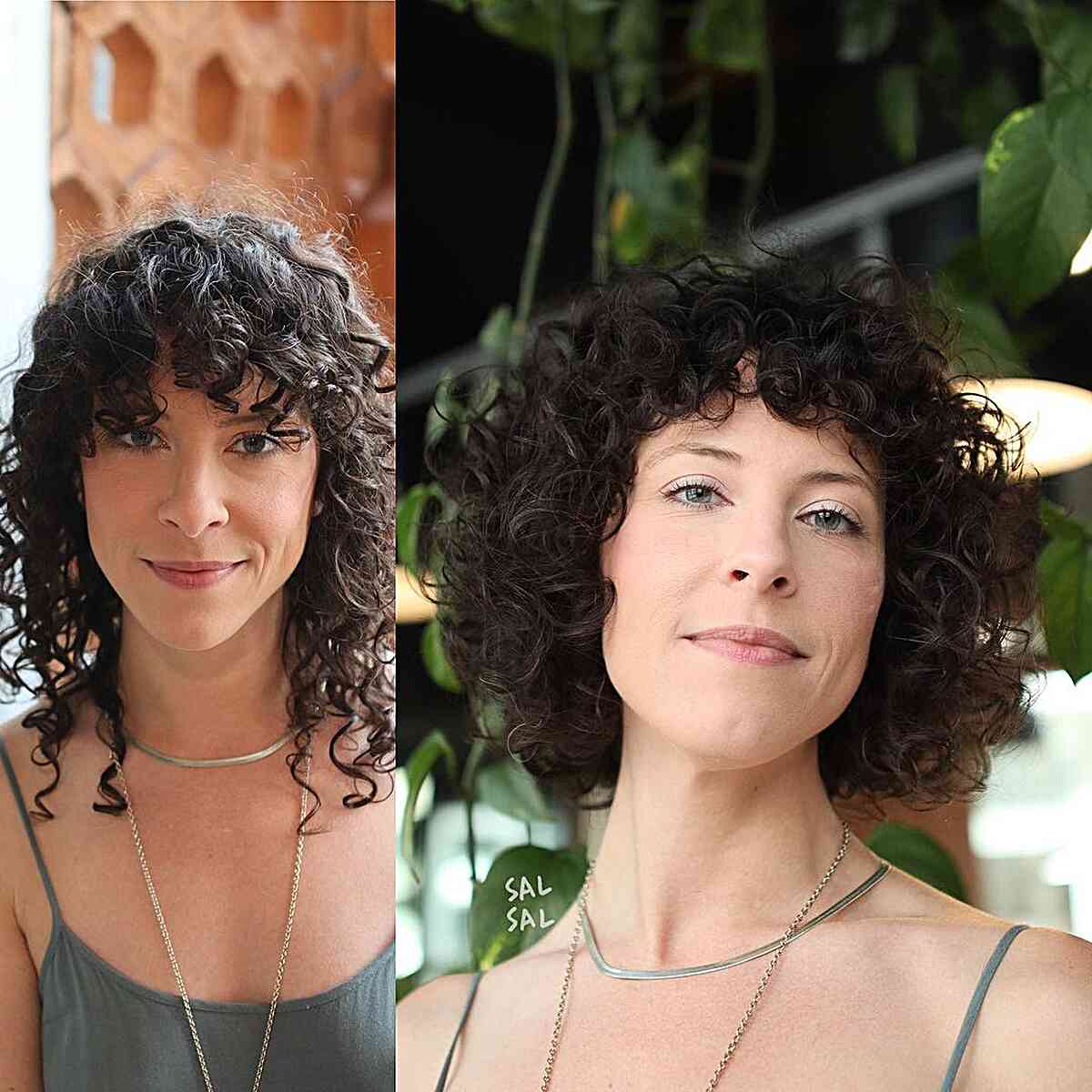 47 Best Short Curly Hair with Bangs to Try This Year