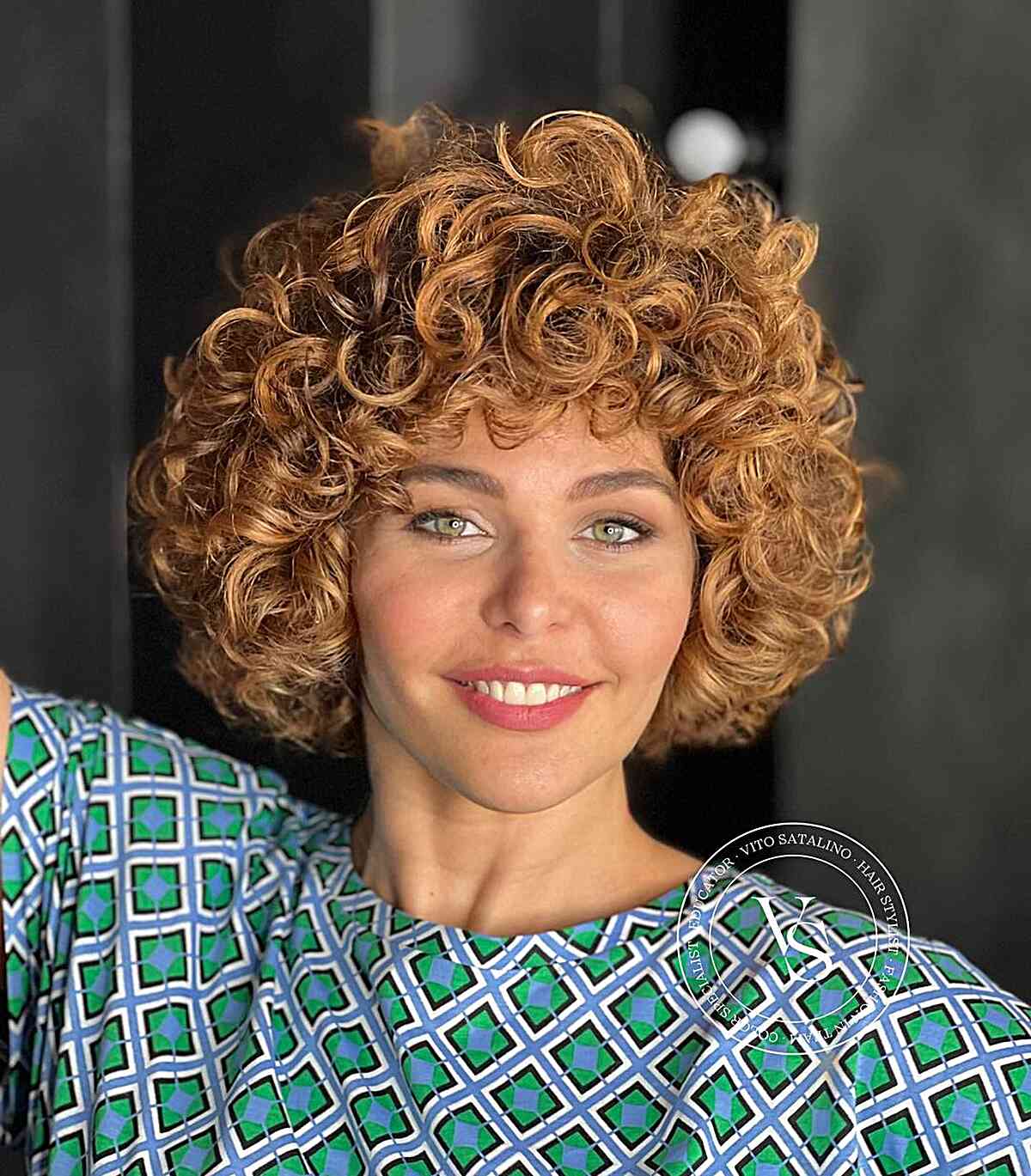 47 Best Short Curly Hair with Bangs to Try This Year