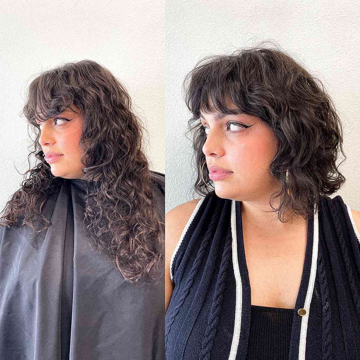 47 Best Short Curly Hair with Bangs to Try This Year