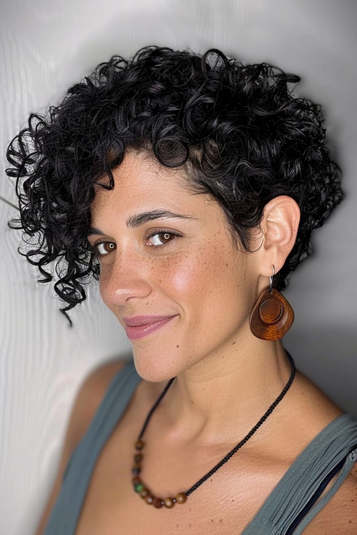 47 Best Short Curly Hair with Bangs to Try This Year