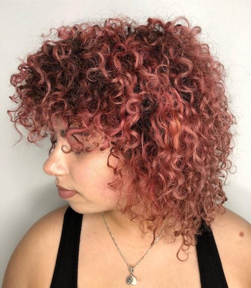 47 Best Short Curly Hair with Bangs to Try This Year