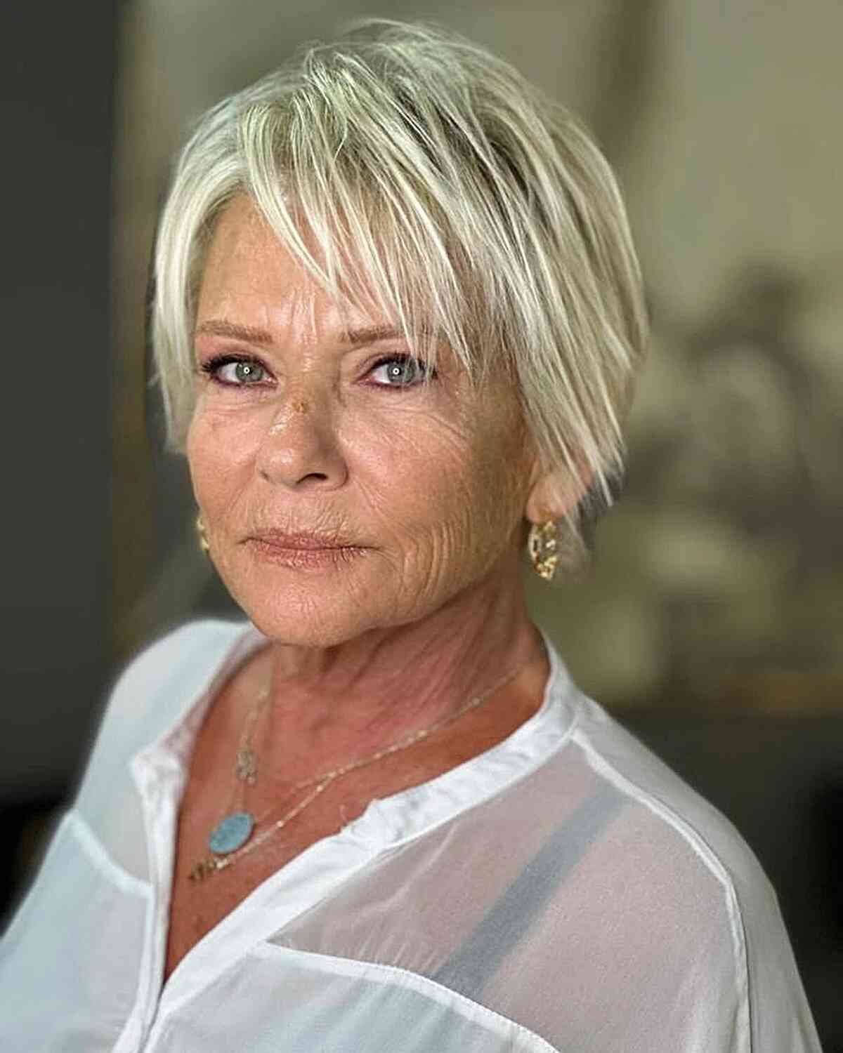 21 Short Choppy Haircuts Women in Their 70s Can Pull-Off