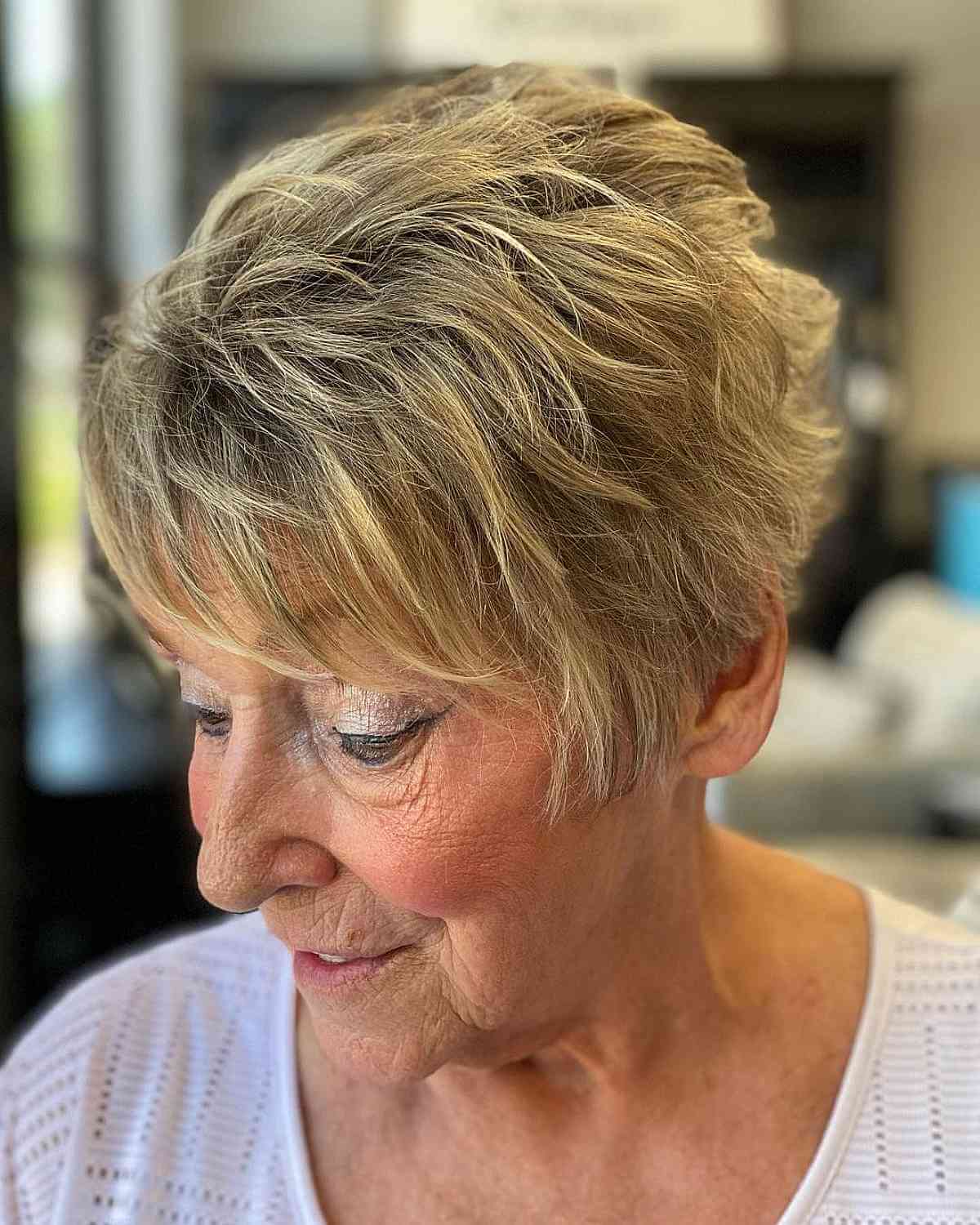 21 Short Choppy Haircuts Women in Their 70s Can Pull-Off