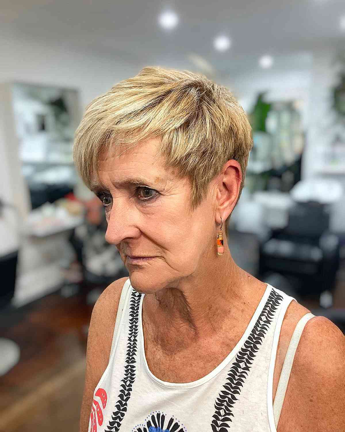 21 Short Choppy Haircuts Women in Their 70s Can Pull-Off