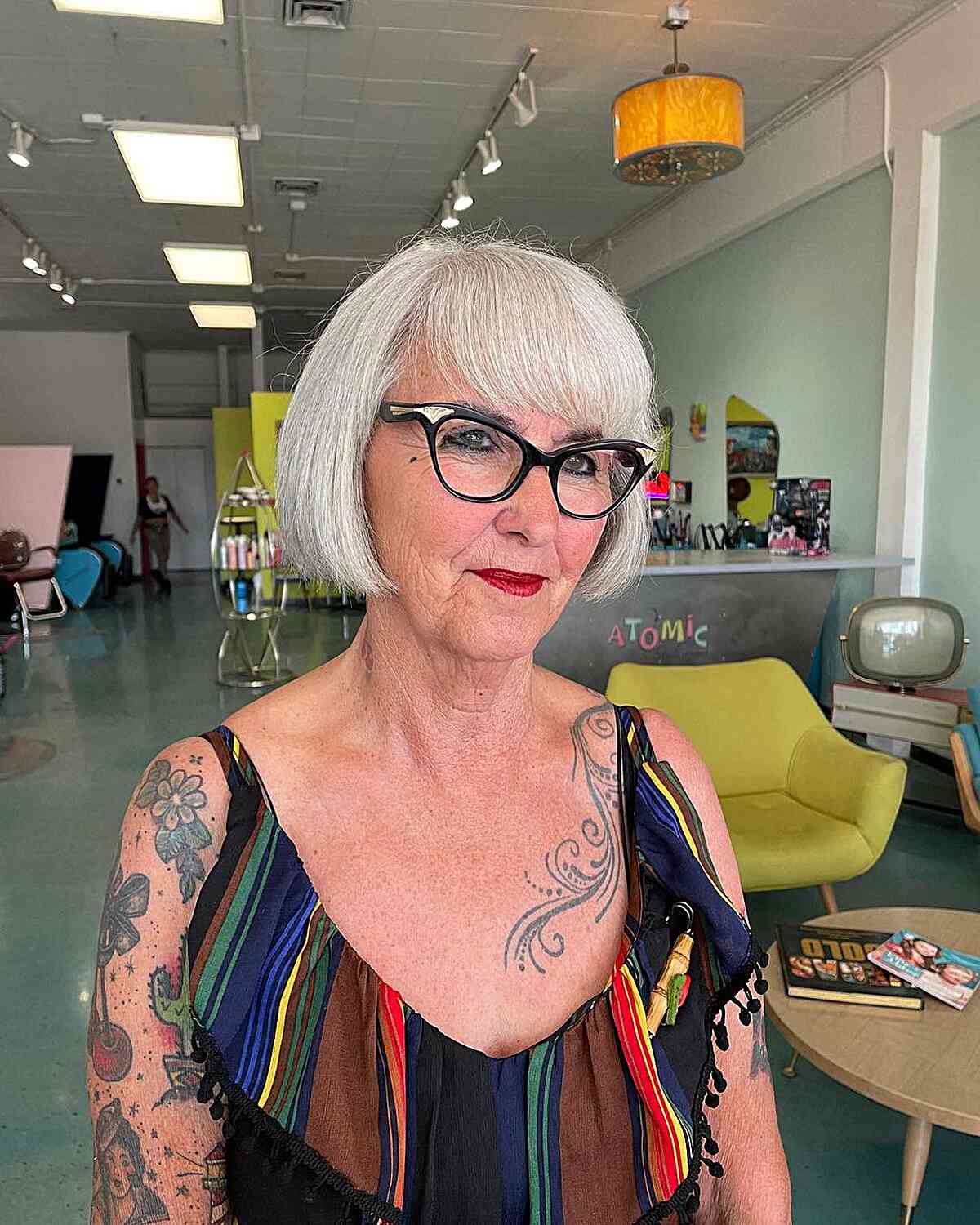 35 Perfectly-Flattering Short Hairstyles for Women Over 60 with Glasses