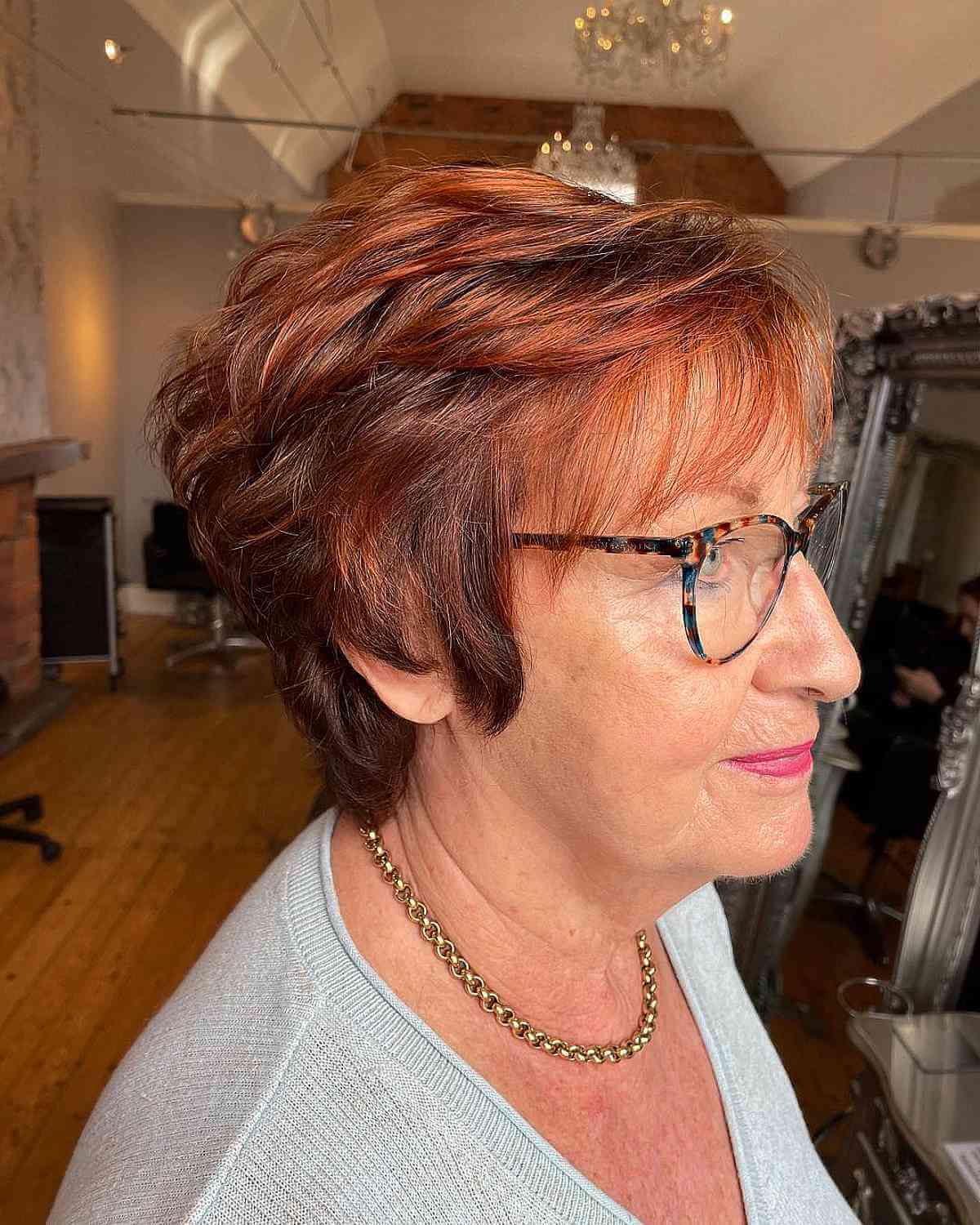 35 Perfectly-Flattering Short Hairstyles for Women Over 60 with Glasses