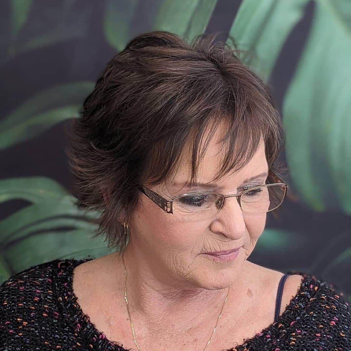 35 Perfectly-Flattering Short Hairstyles for Women Over 60 with Glasses
