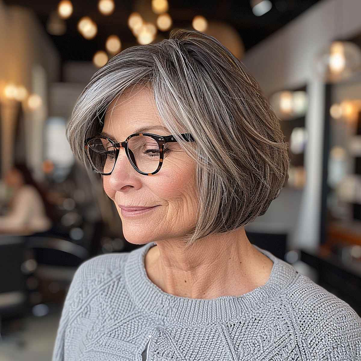 31 Best Short Hairstyles for Women Over 50 With Glasses