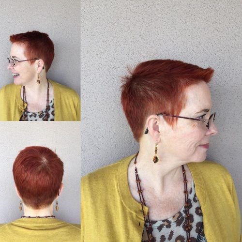 31 Best Short Hairstyles for Women Over 50 With Glasses