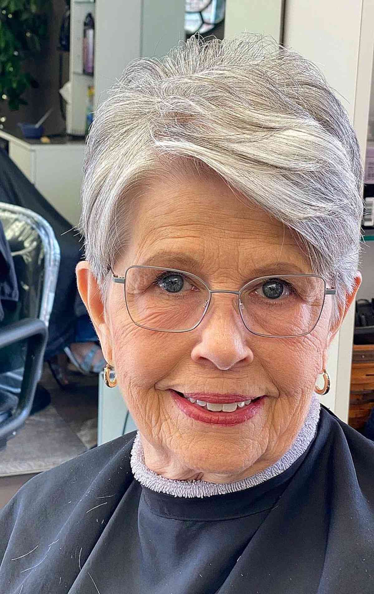 23 Perfect Pixie Haircuts for Women Over 70 to Pull Off