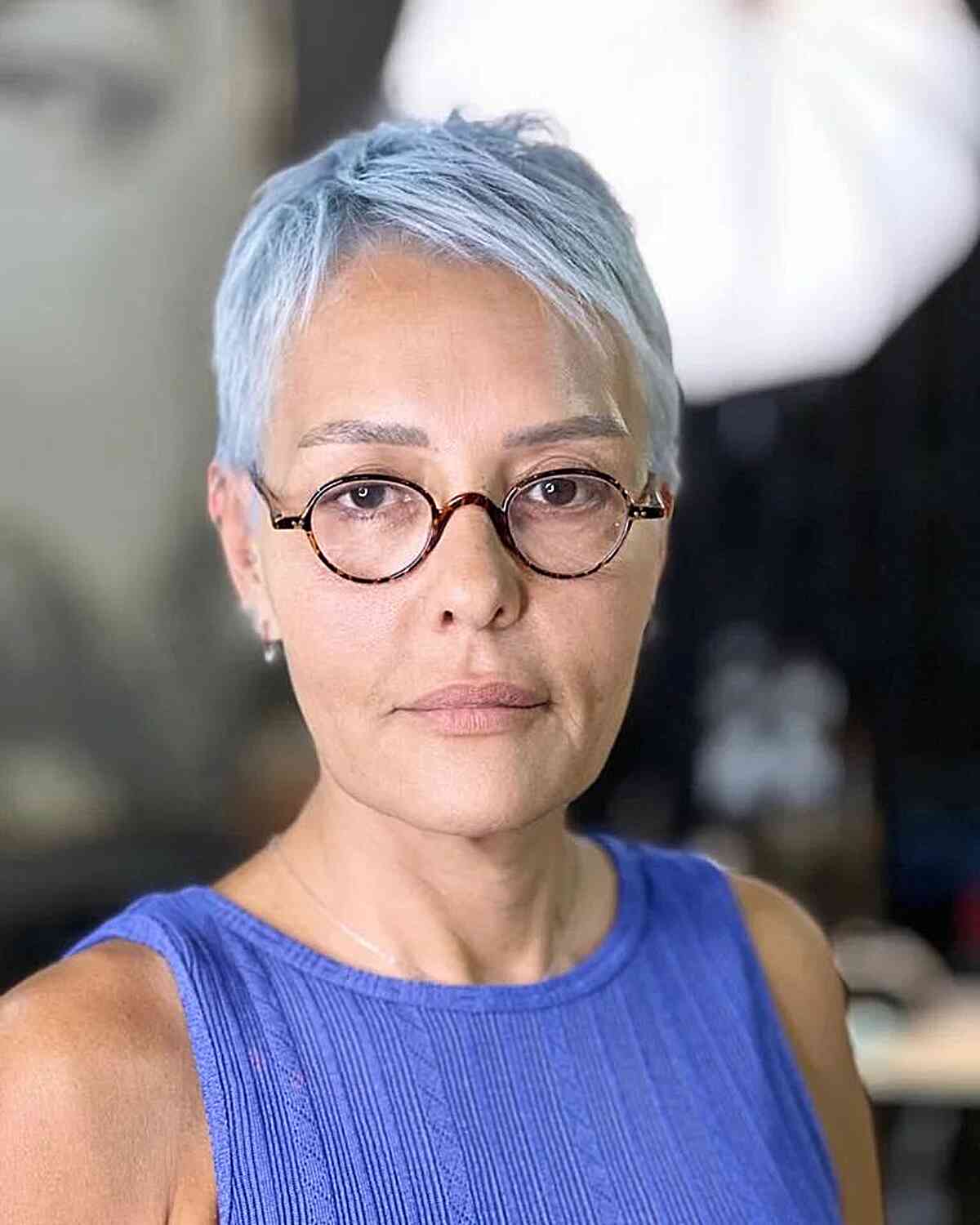 Ways Older Ladies with Glasses Can Rock Pixie Cuts