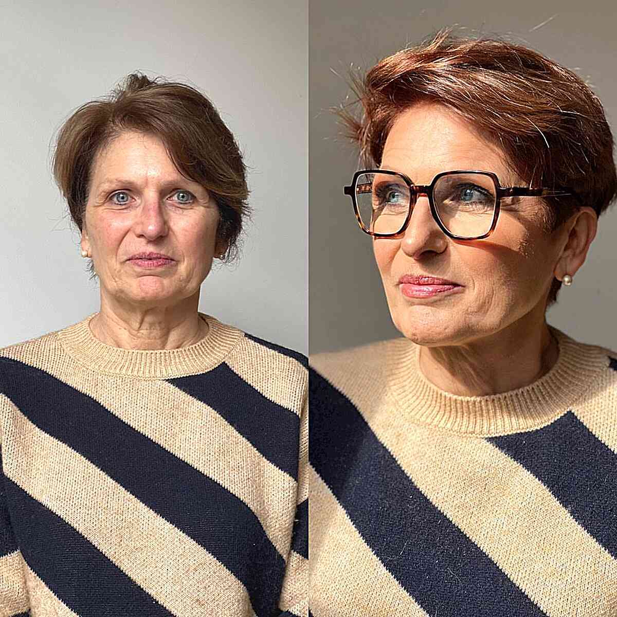 Ways Older Ladies with Glasses Can Rock Pixie Cuts