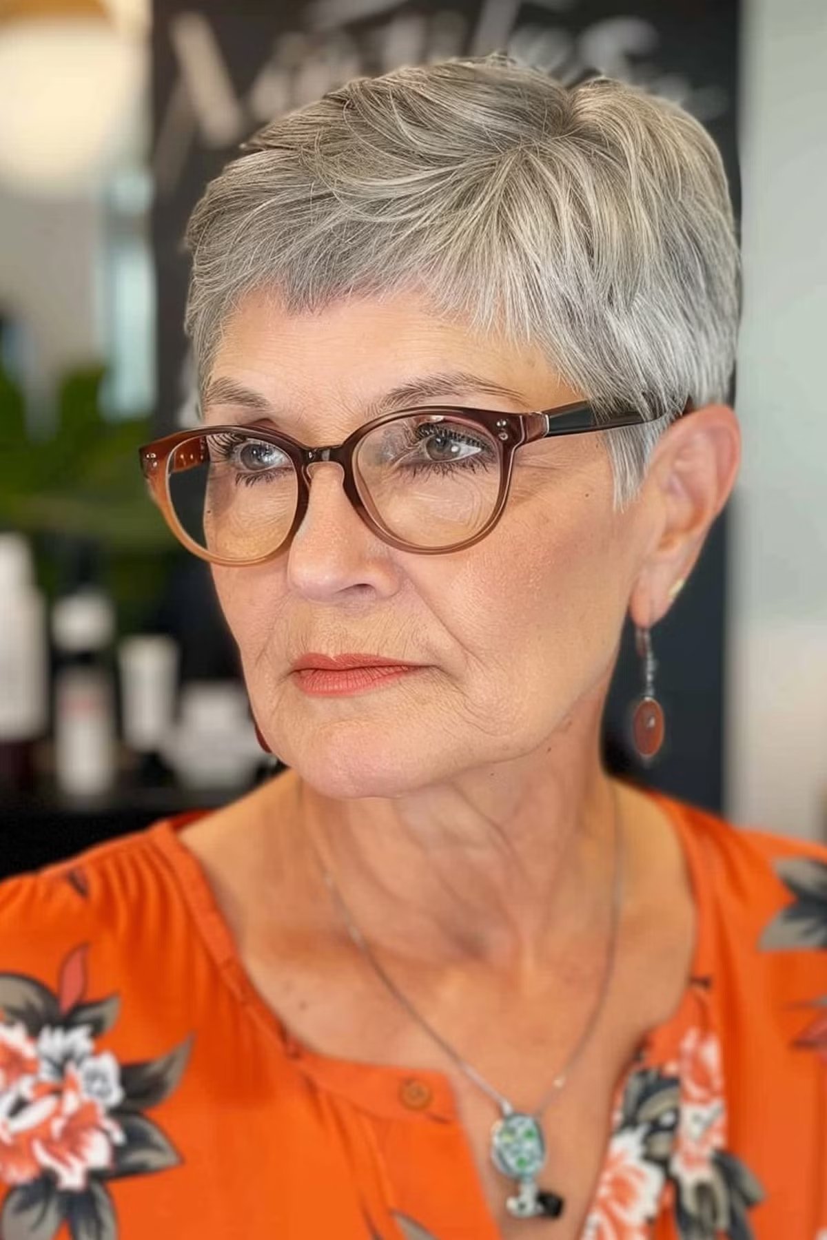 Ways Older Ladies with Glasses Can Rock Pixie Cuts