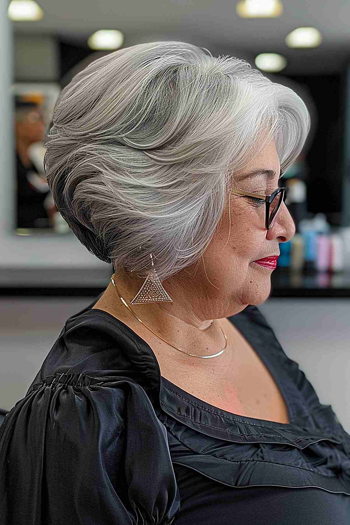 28 Stylish Wedge Haircuts for Women Over 60
