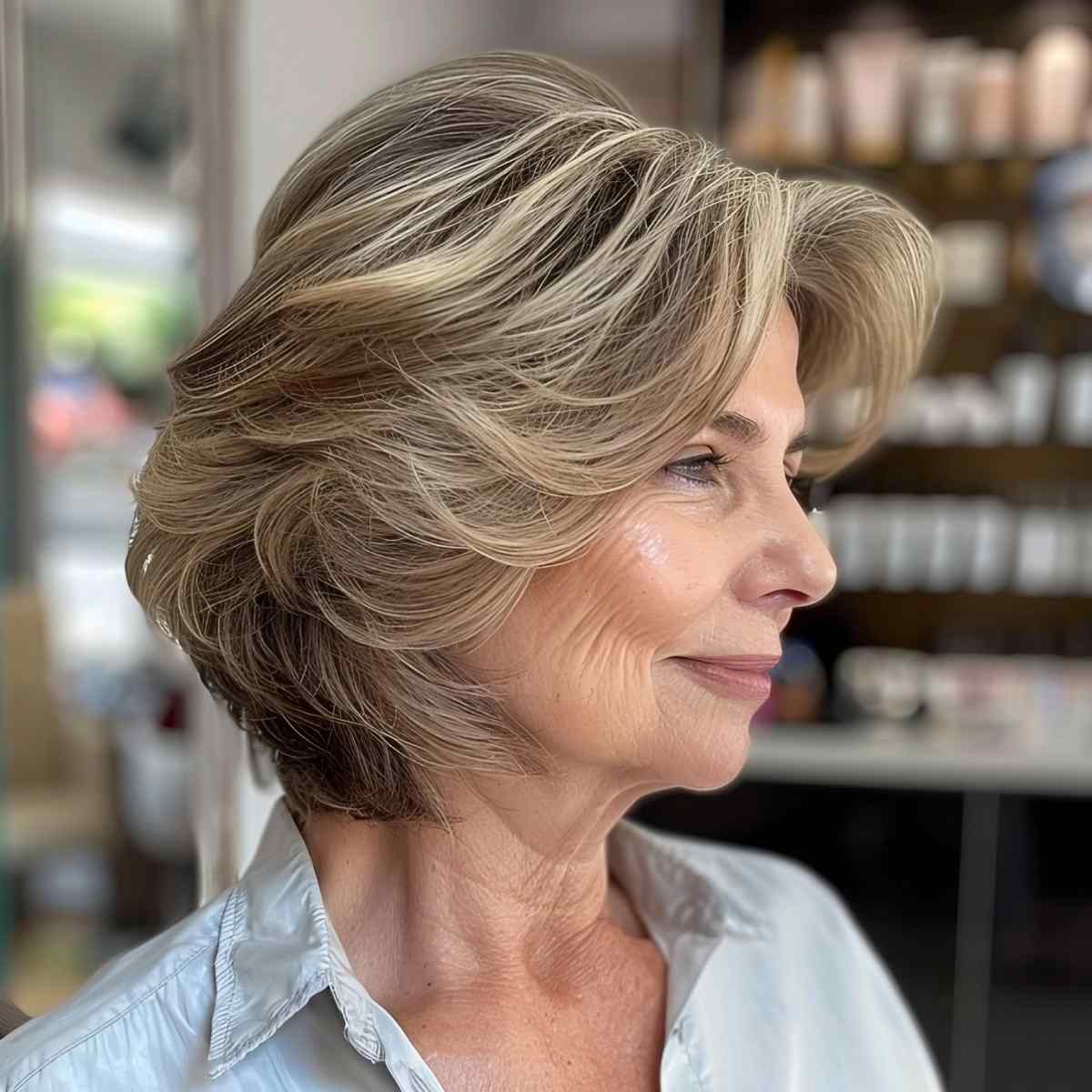 28 Stylish Wedge Haircuts for Women Over 60