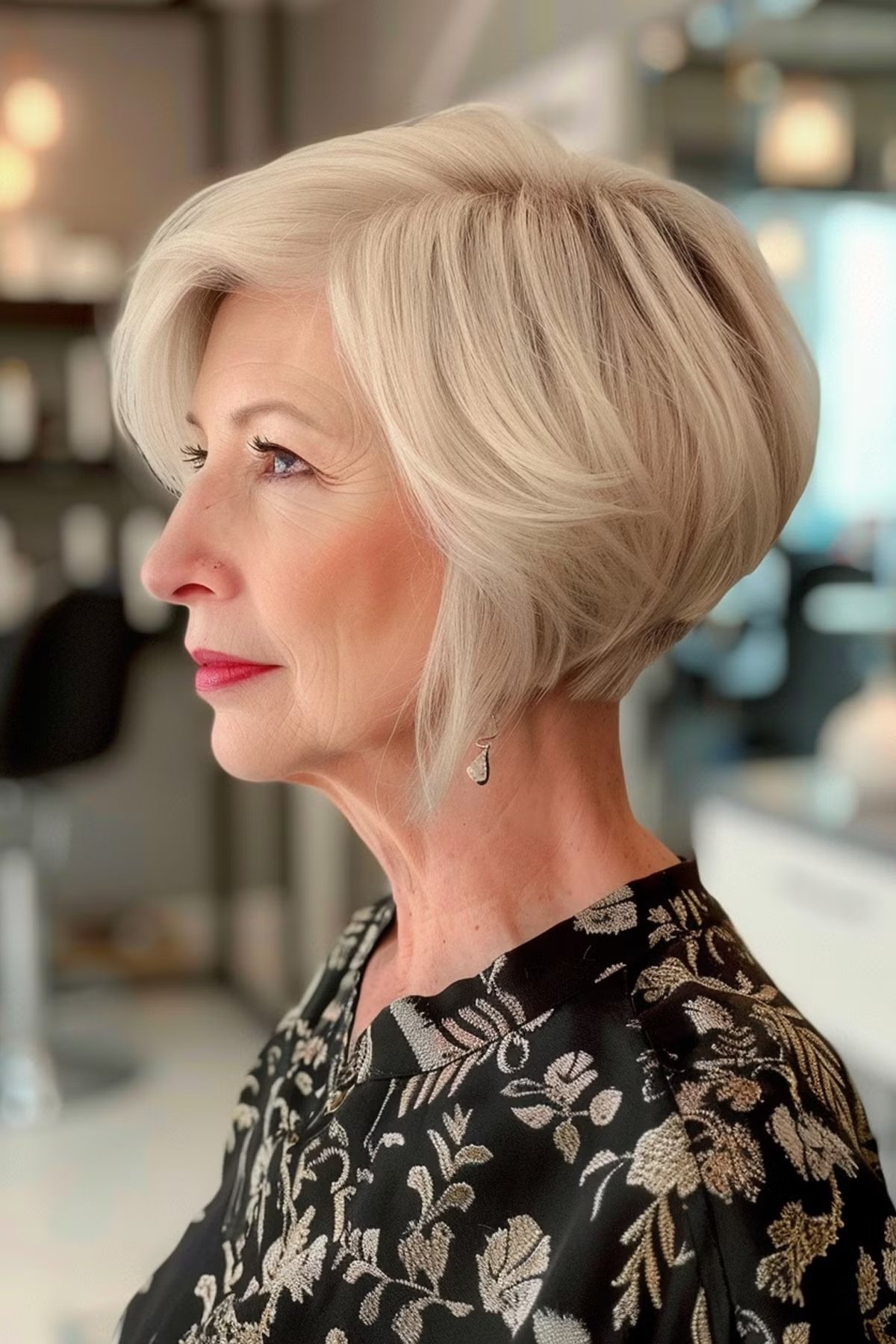 28 Stylish Wedge Haircuts for Women Over 60