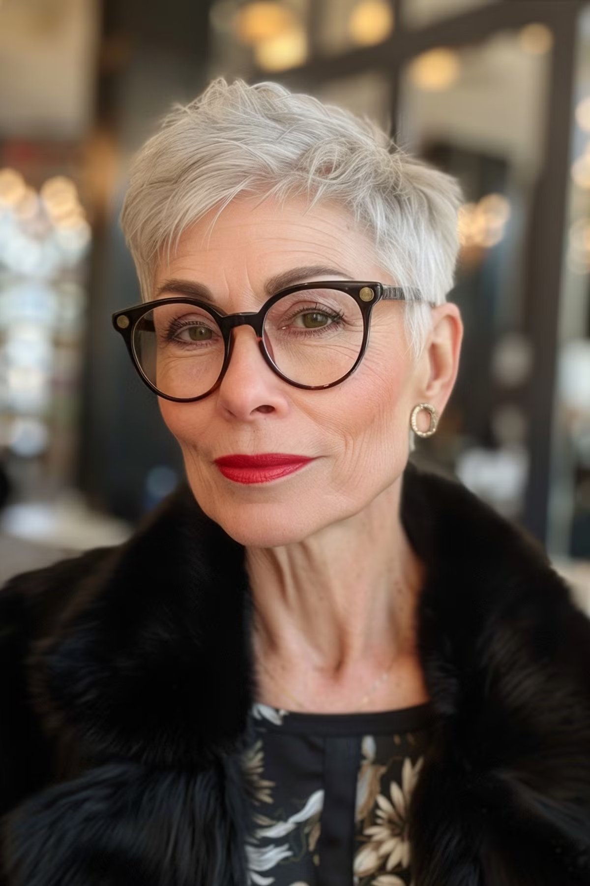 27 Short Spiky Haircuts for Women Over 60 with Sass