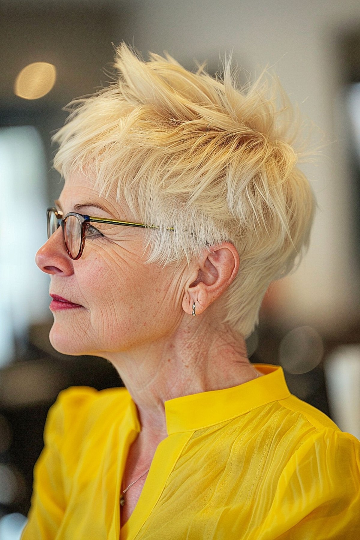 27 Short Spiky Haircuts for Women Over 60 with Sass