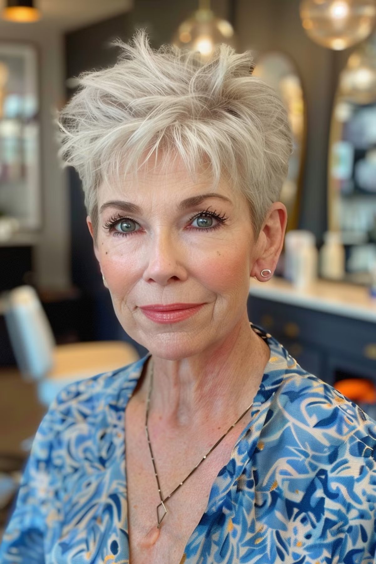 27 Short Spiky Haircuts for Women Over 60 with Sass