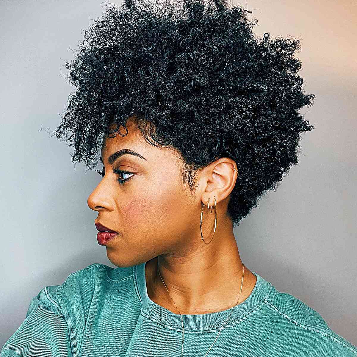 46 Hottest Short Natural Hairstyles for Black Women with Short Hair