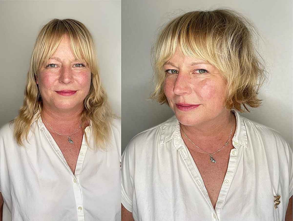37 Best Ways to Wear Curtain Bangs with Short Hair