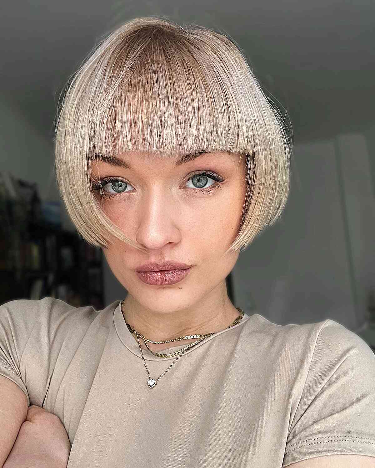 52 Short Hair with Bangs Trending in 2025