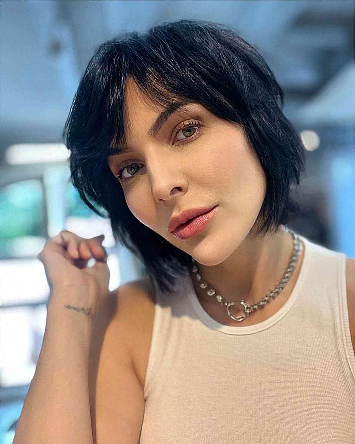 52 Short Hair with Bangs Trending in 2025