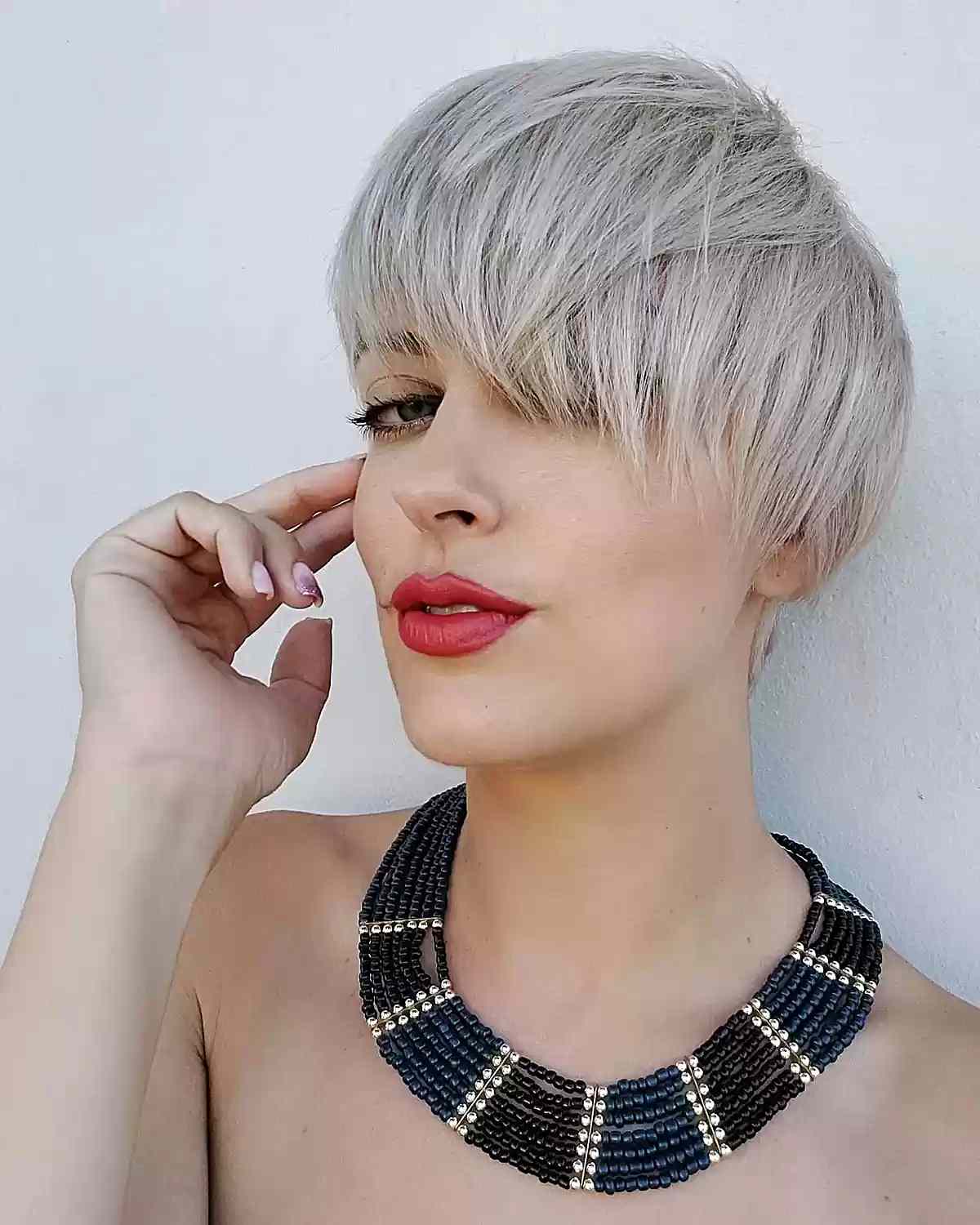 52 Short Hair with Bangs Trending in 2025