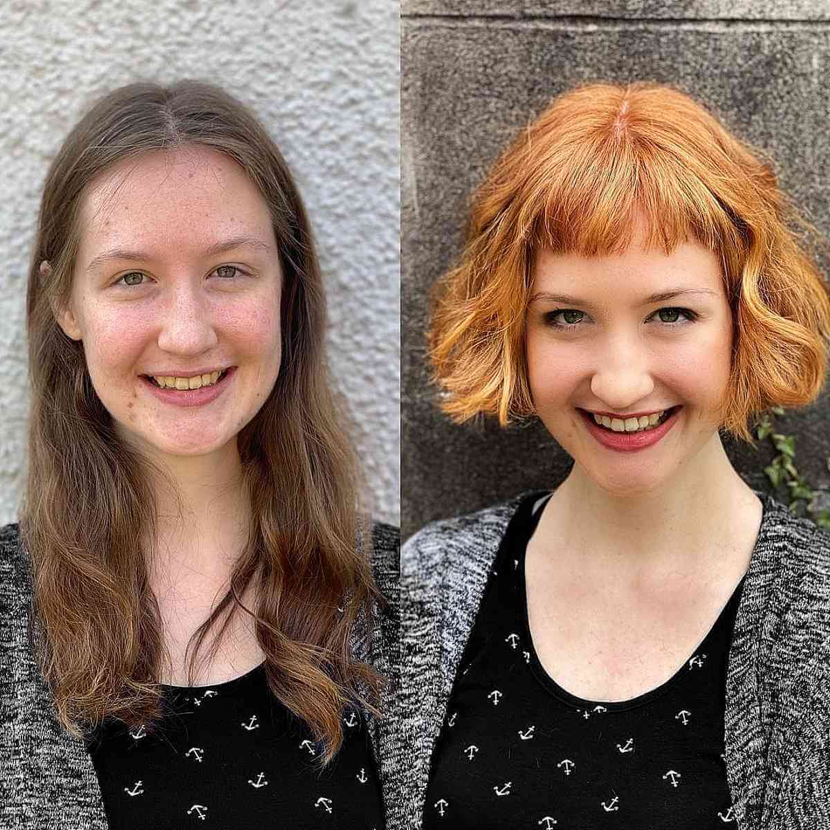 52 Short Hair with Bangs Trending in 2025