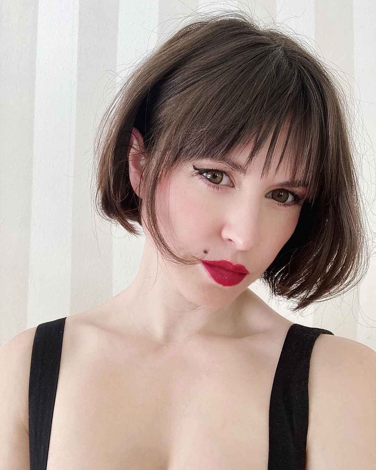 52 Short Hair with Bangs Trending in 2025