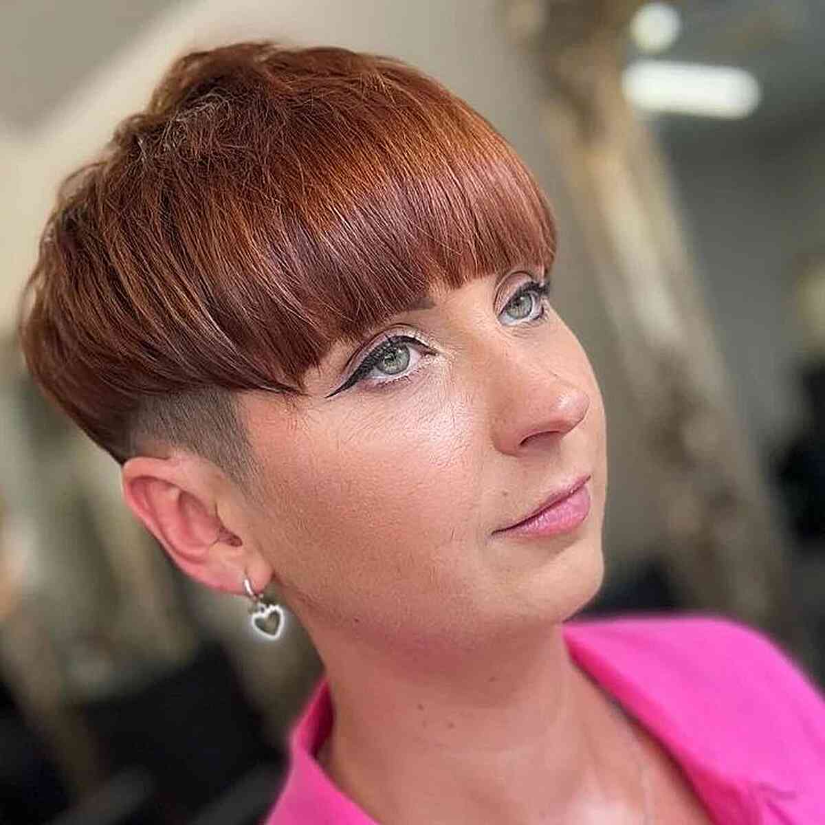 52 Short Hair with Bangs Trending in 2025