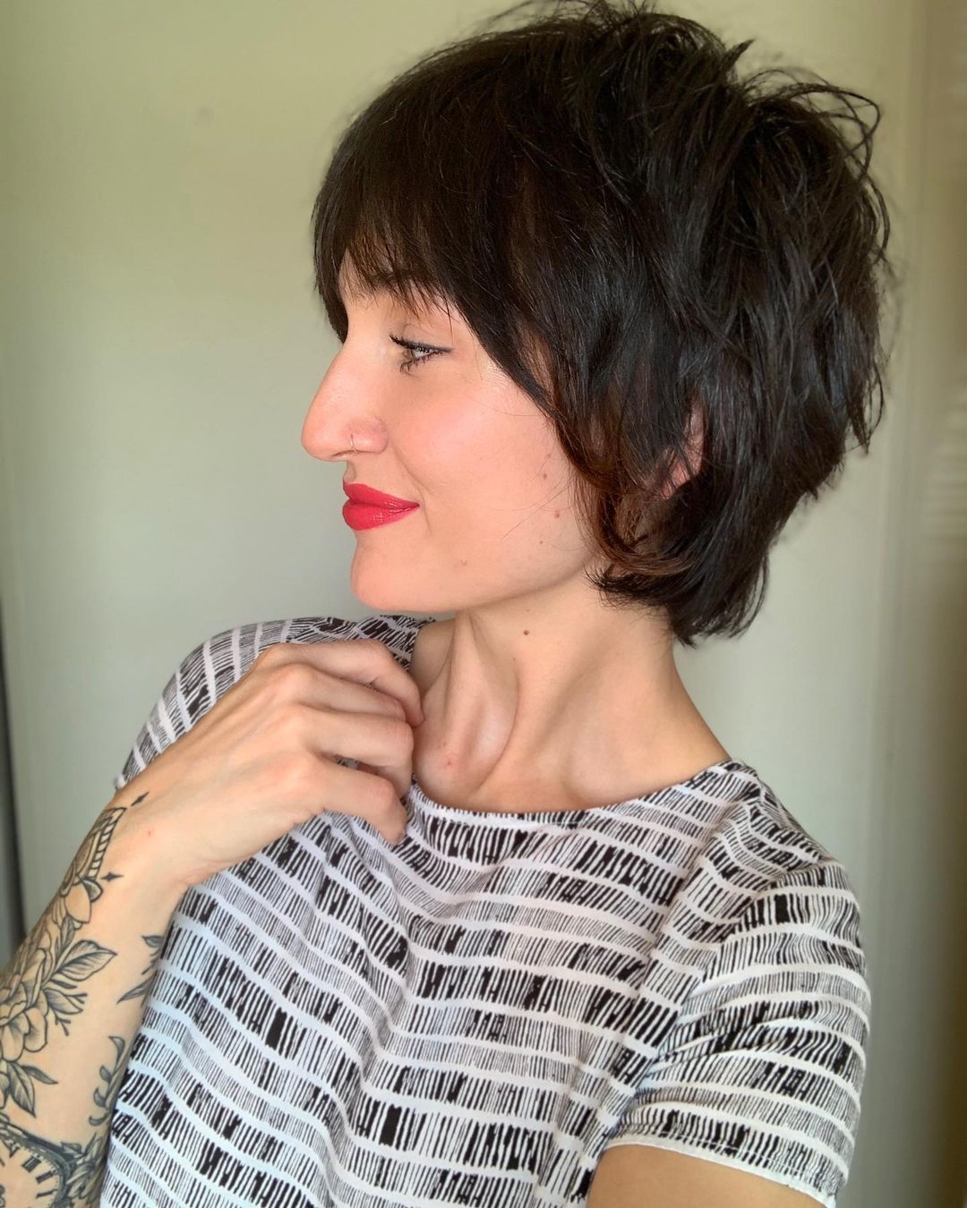 52 Short Hair with Bangs Trending in 2025