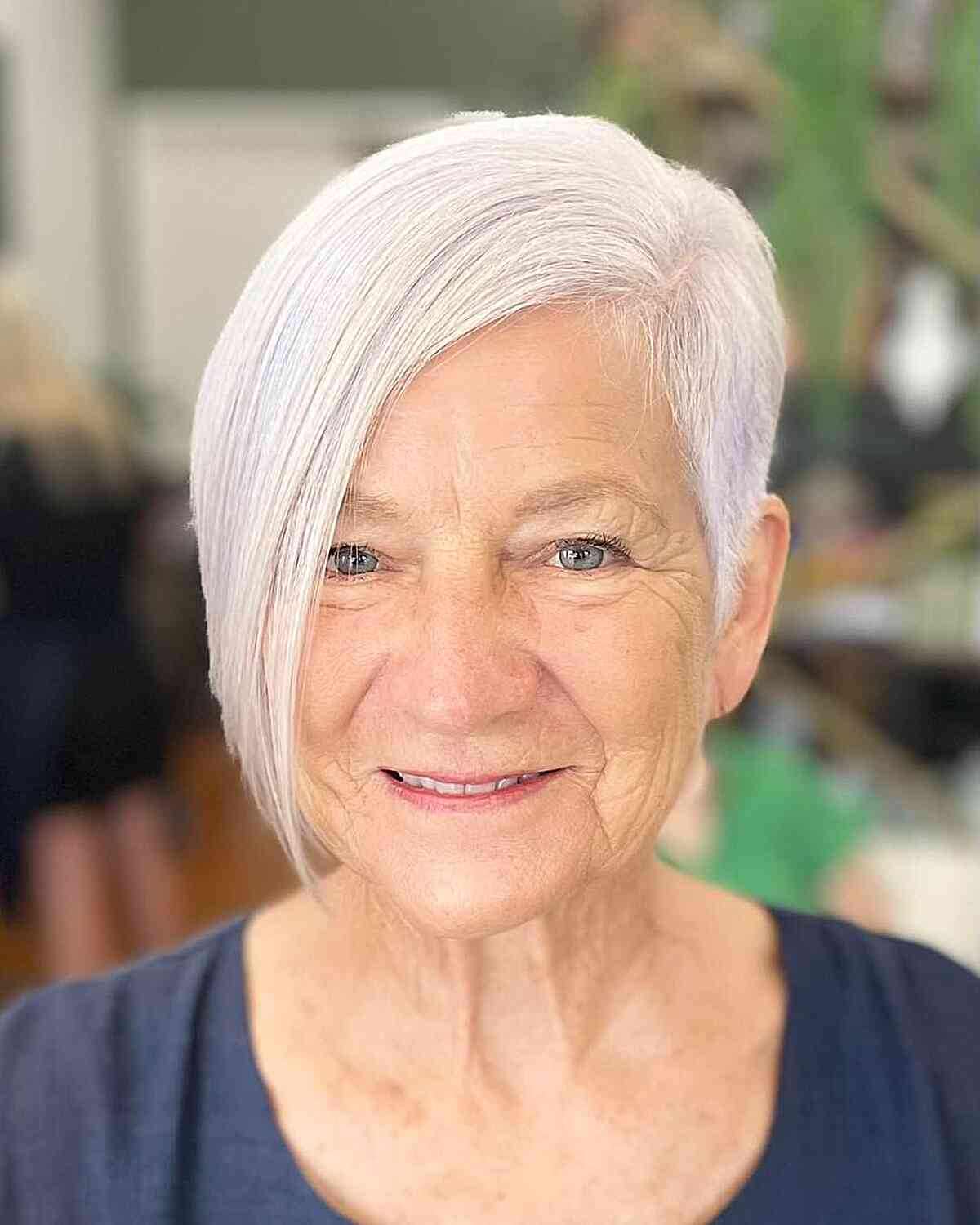 30 Volumizing Short Haircuts for Women Over 60 with Fine Hair