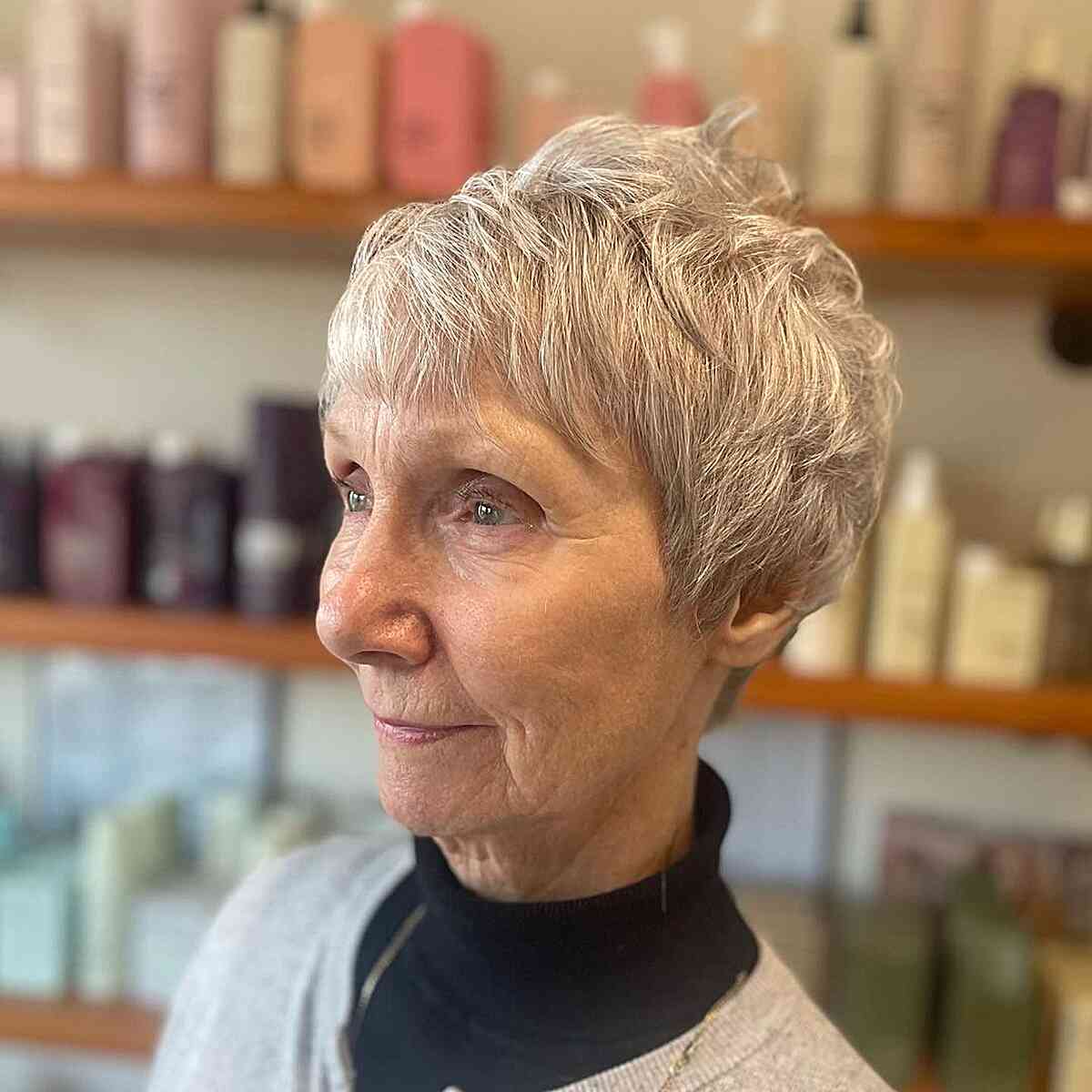 30 Volumizing Short Haircuts for Women Over 60 with Fine Hair
