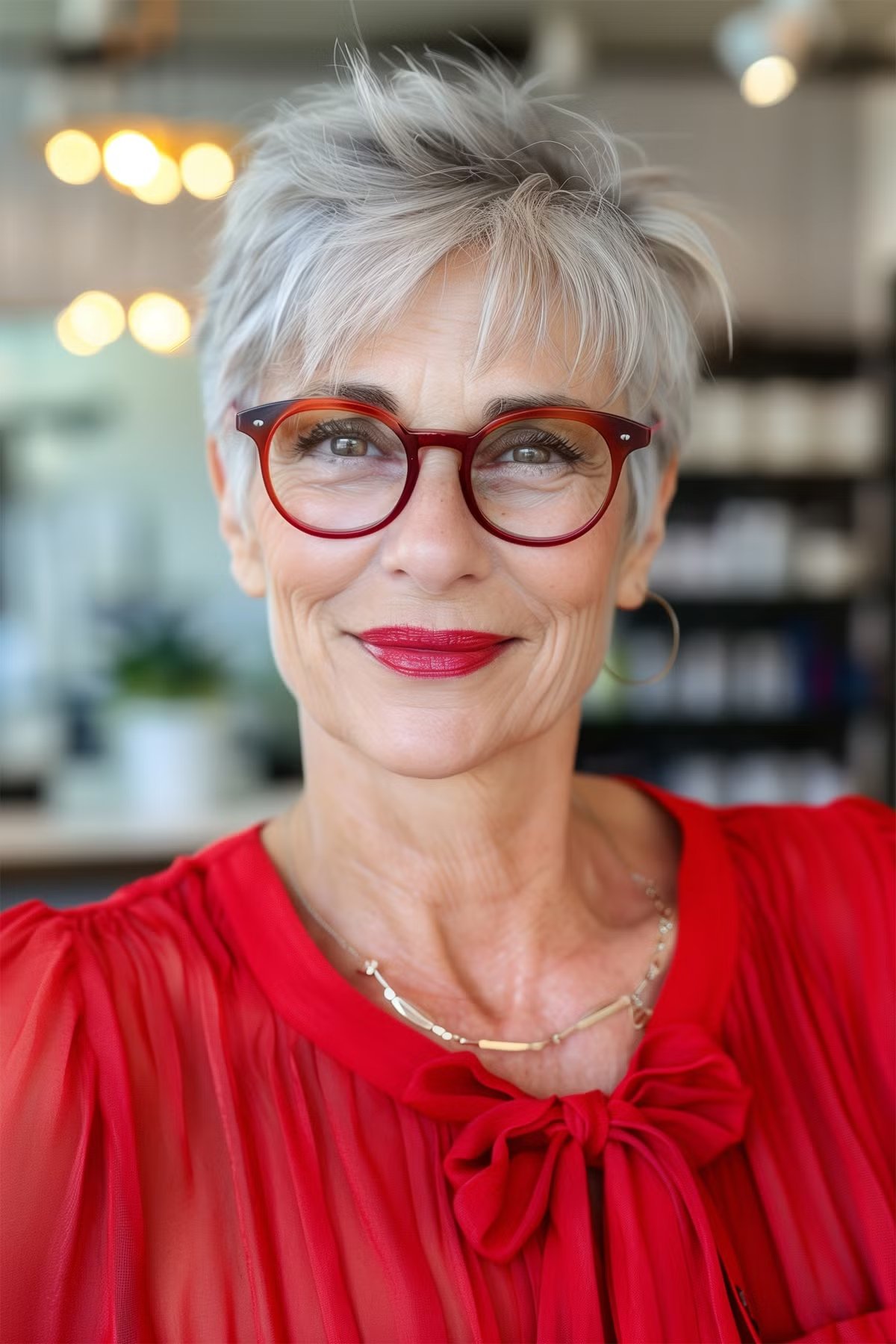 30 Volumizing Short Haircuts for Women Over 60 with Fine Hair