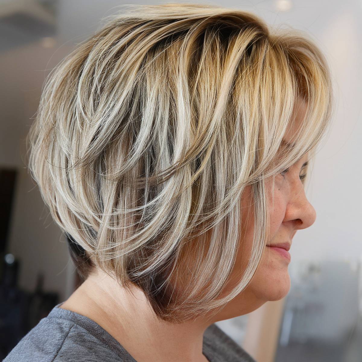 15+ Stylish Wedge Haircuts for Women Over 50 in 2025