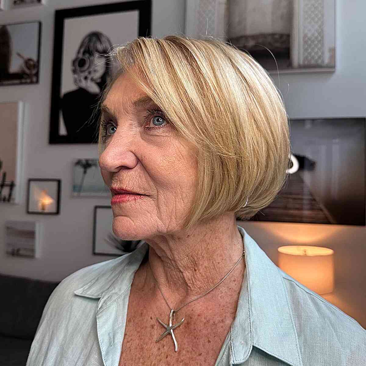 26 Trendiest Jaw-Length Haircuts Women Over 60 Are Getting This Season