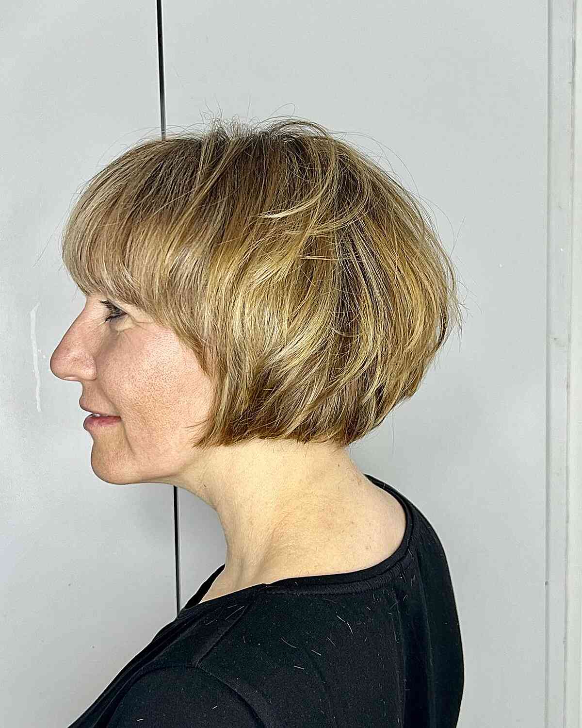 26 Trendiest Jaw-Length Haircuts Women Over 60 Are Getting This Season