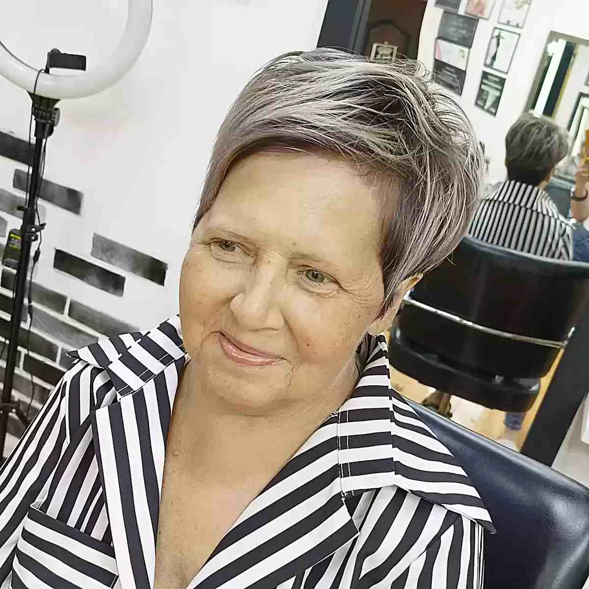 25 Ladies Over 60 with a Round Face Show How to Rock Short Haircuts