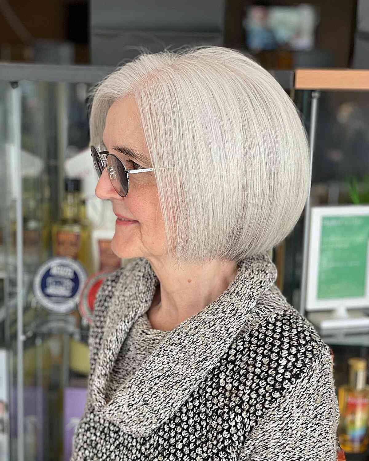 40 Stunning Chin-Length Hairstyles Every Woman Over 60 Should Try