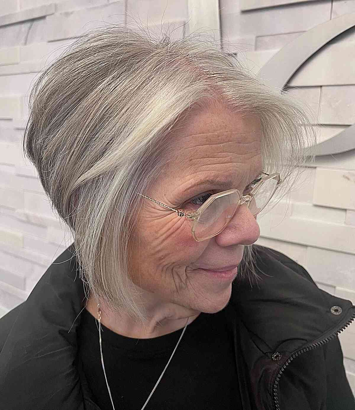 40 Stunning Chin-Length Hairstyles Every Woman Over 60 Should Try