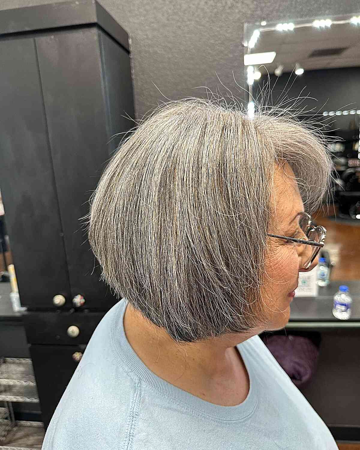 40 Stunning Chin-Length Hairstyles Every Woman Over 60 Should Try