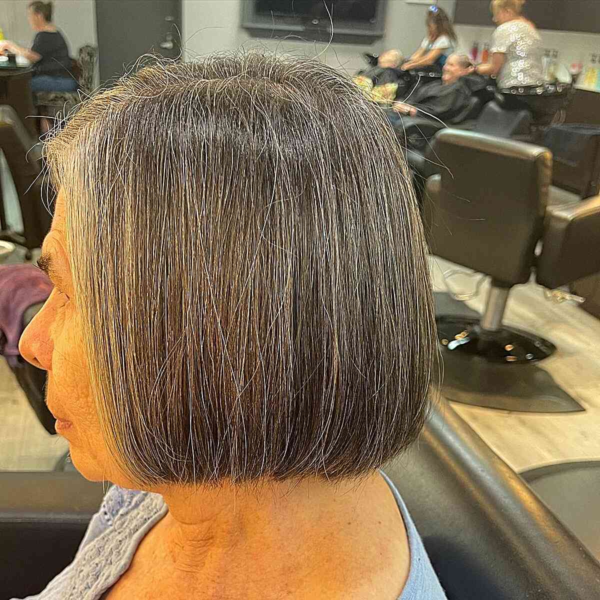 40 Stunning Chin-Length Hairstyles Every Woman Over 60 Should Try