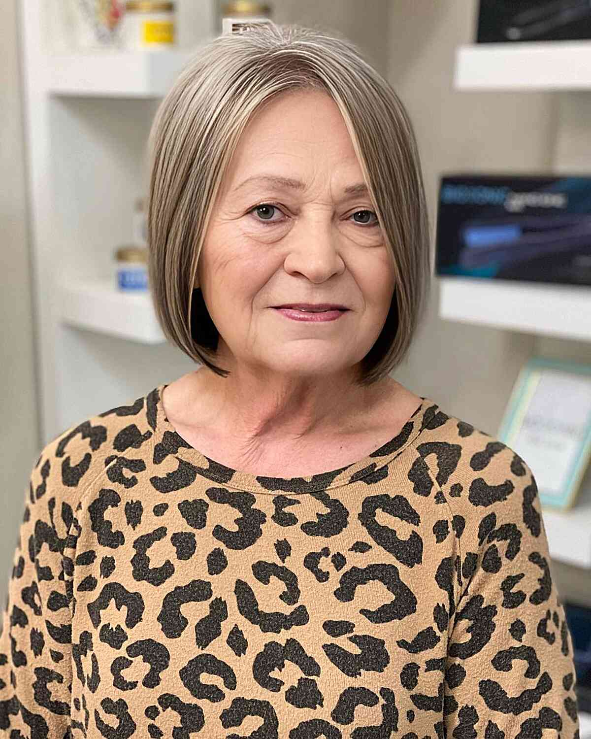 40 Stunning Chin-Length Hairstyles Every Woman Over 60 Should Try