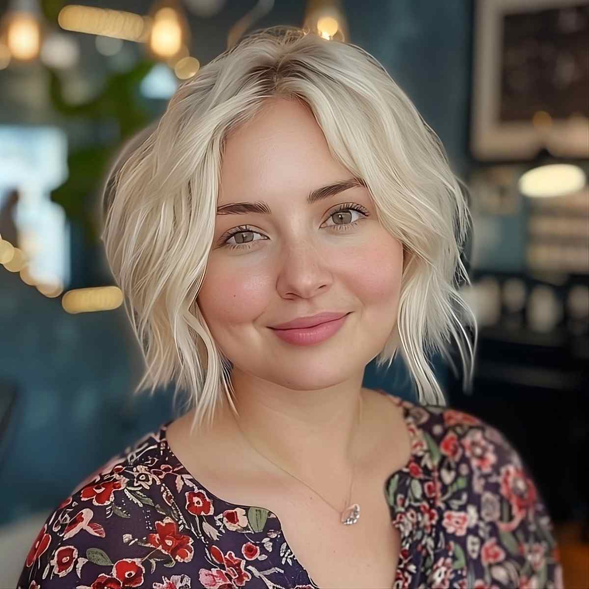 50 Best Short Hairstyles for Round Faces to Look Slimmer
