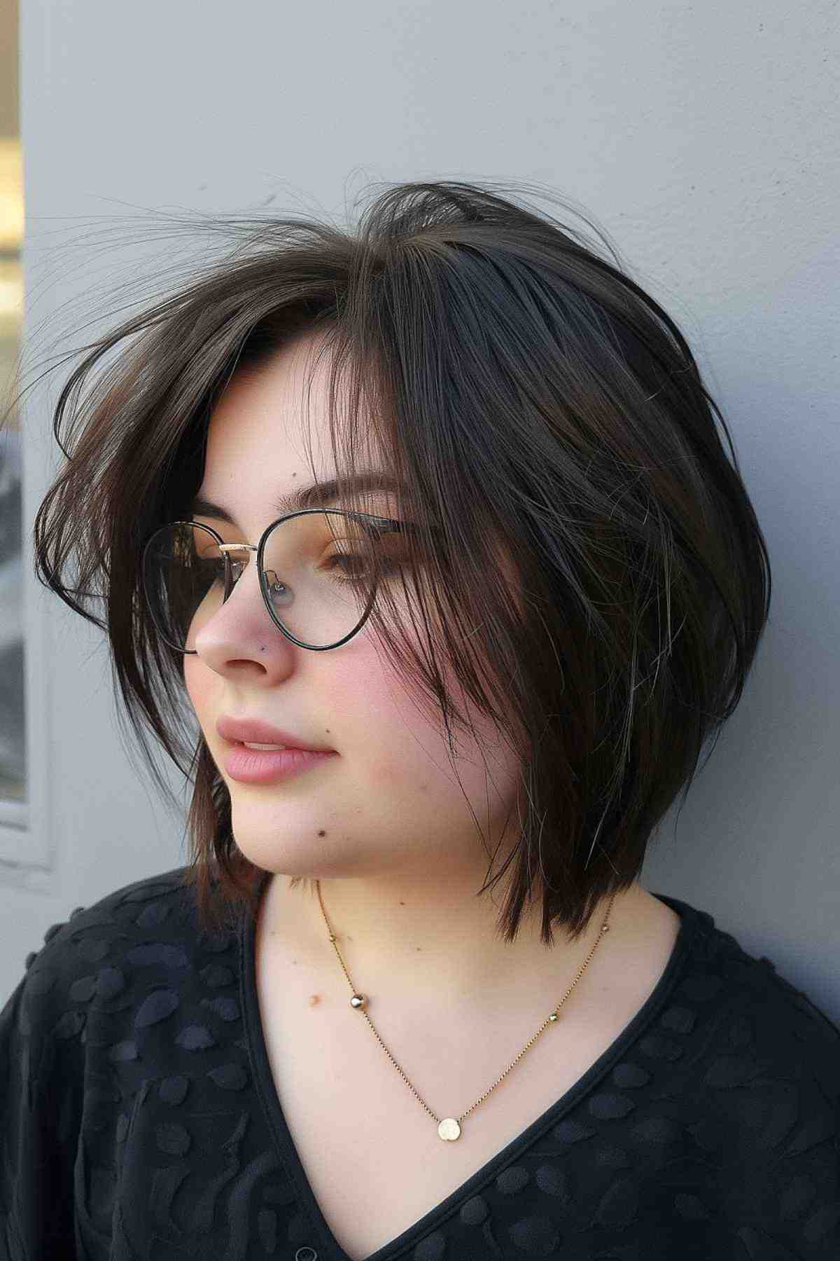 50 Best Short Hairstyles for Round Faces to Look Slimmer