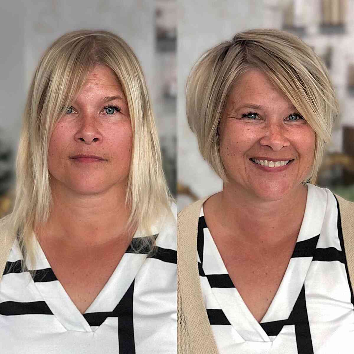 50 Best Short Hairstyles for Round Faces to Look Slimmer