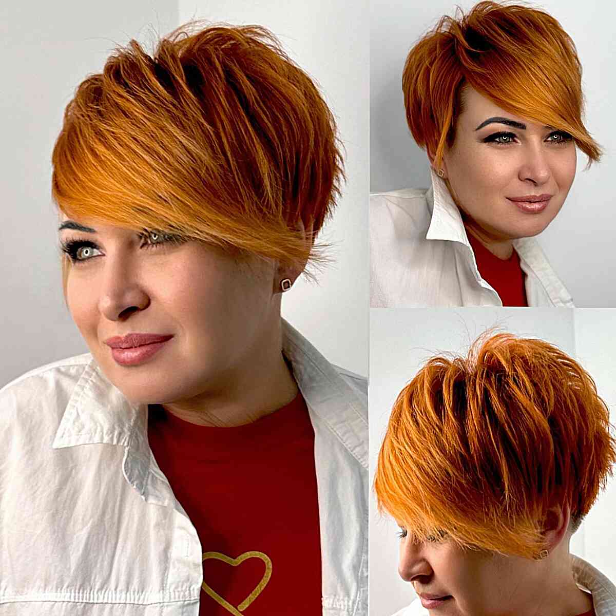50 Best Short Hairstyles for Round Faces to Look Slimmer
