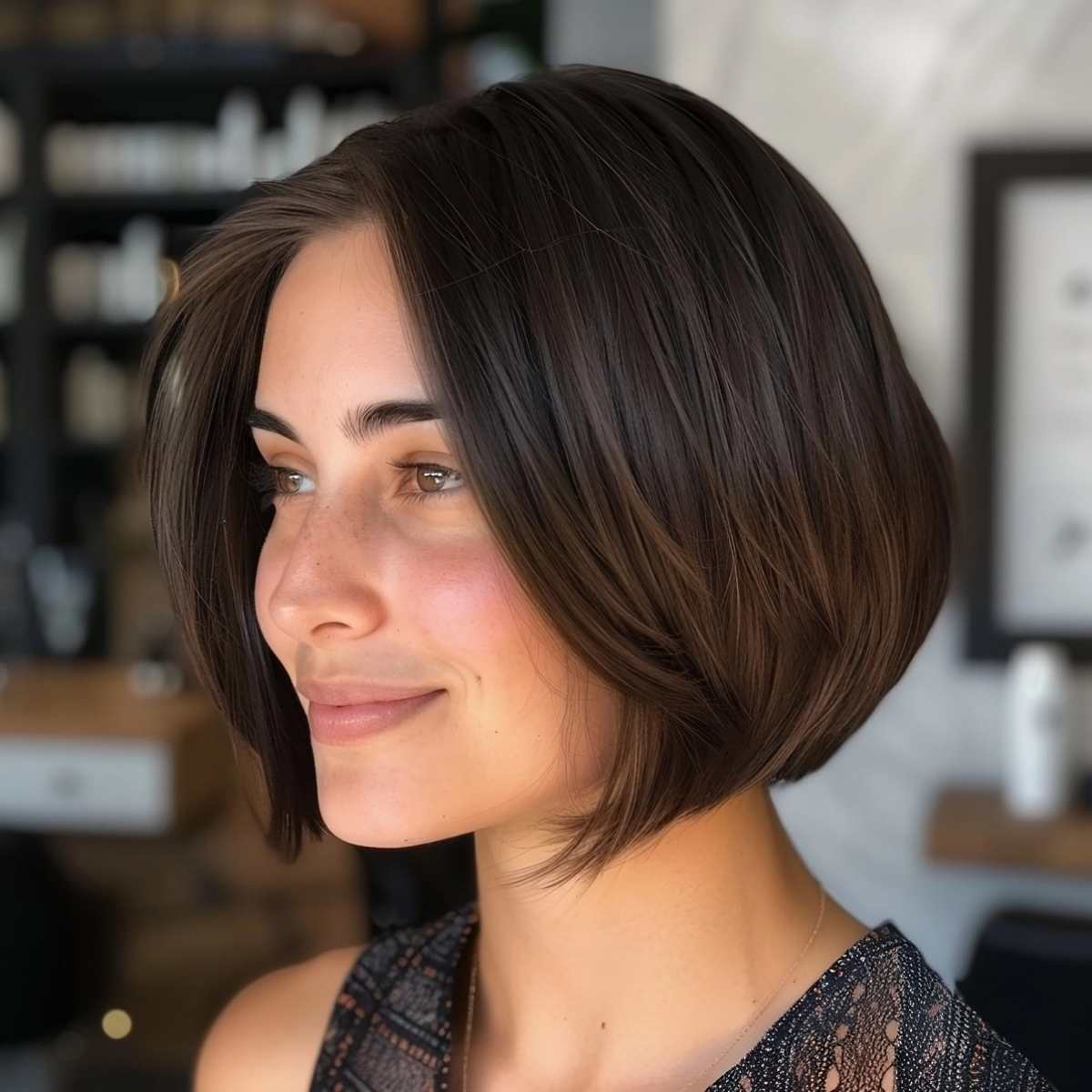 42 Flattering Short Hairstyles for Long Faces in 2025